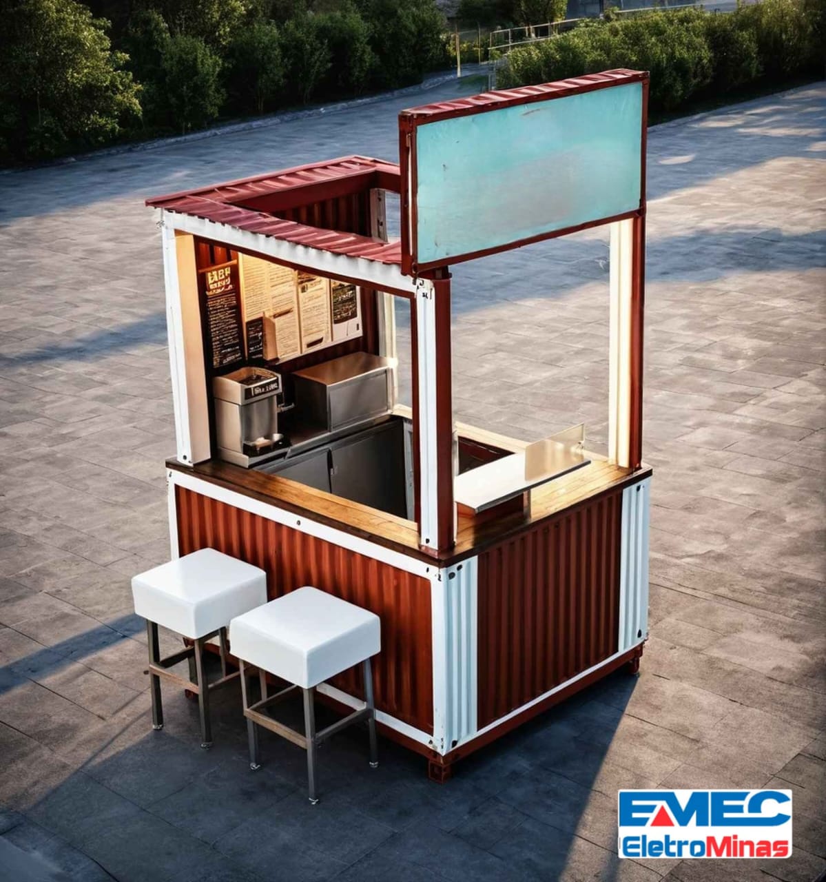 Container Quiosque Compacto